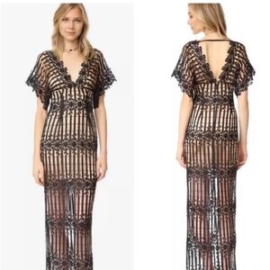 Free People Night Whispers Lace Maxi Dress